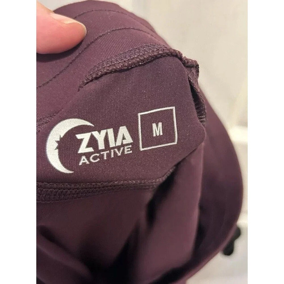 Zyia Active Burgundy Maroon Jogger Pants Medium M Women's‎ Gym - Picture 8 of 8
